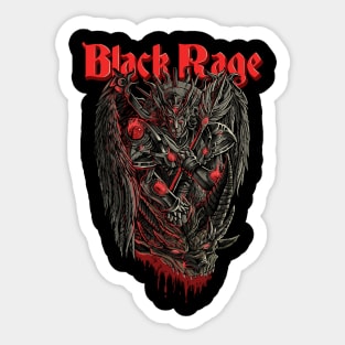 Black Rage Sticker